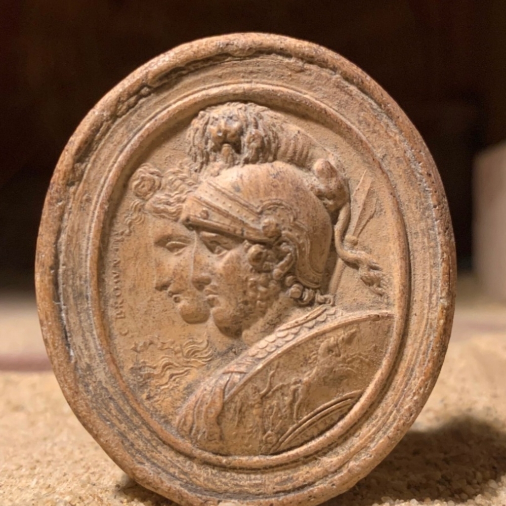 Antique Carved Medallion